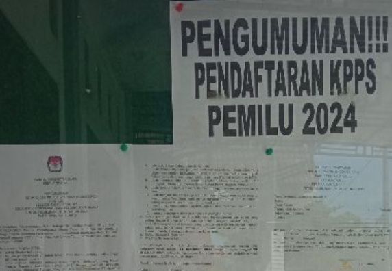 Pendaftaran Calon Anggota KPPS Pemilu 2024